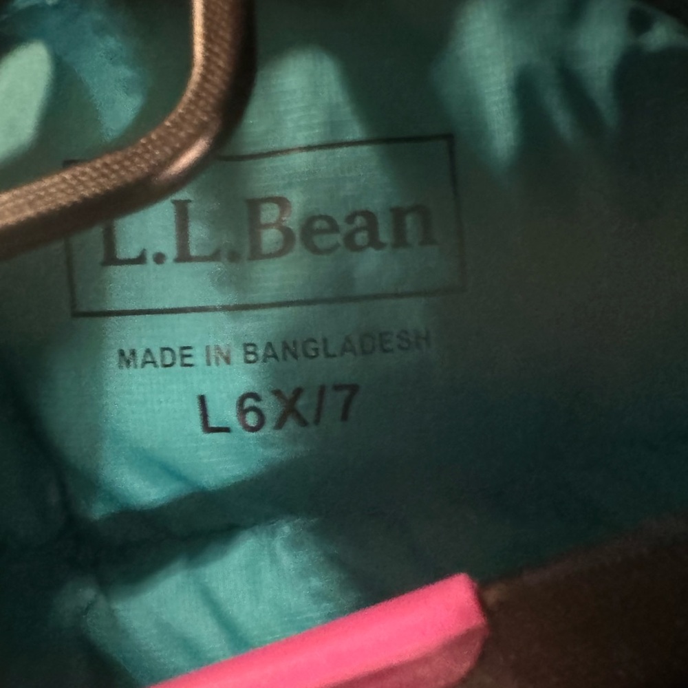LL Bean Down Puffer 6X/7 Kids Coat